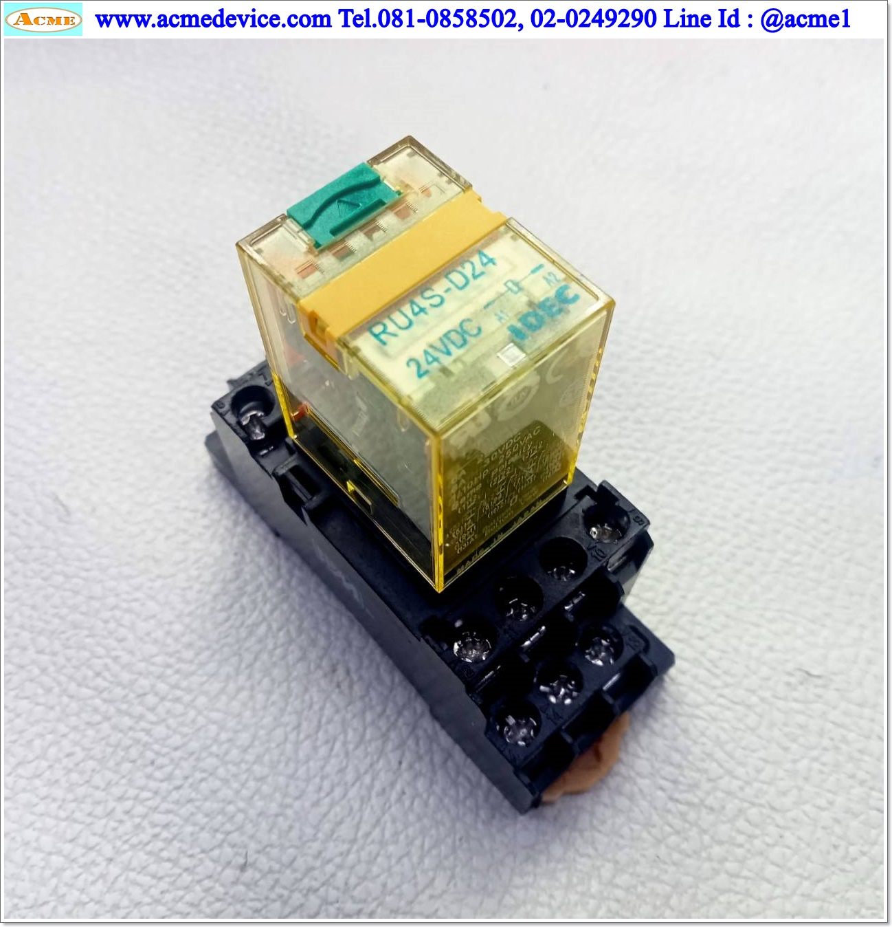 Relay Idec รุ่น RU4S-D24, Coil 24Vdc