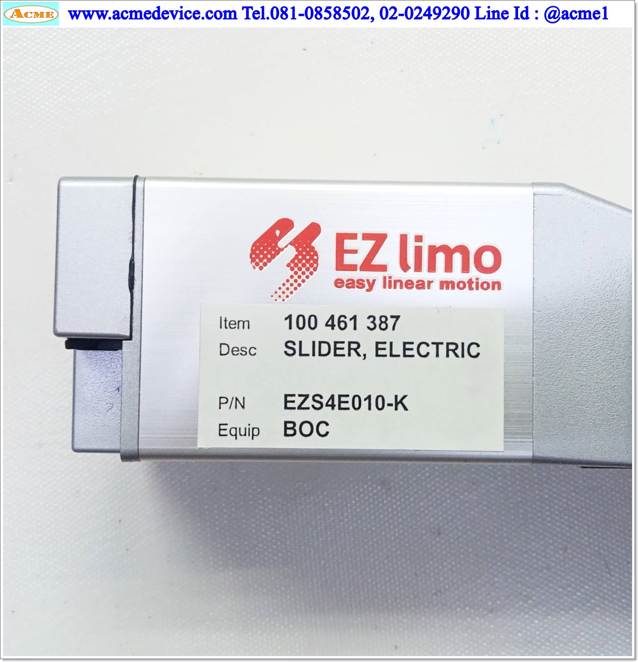 Slider Oriental รุ่น EZS4E010K, 24V, Stroke 100
