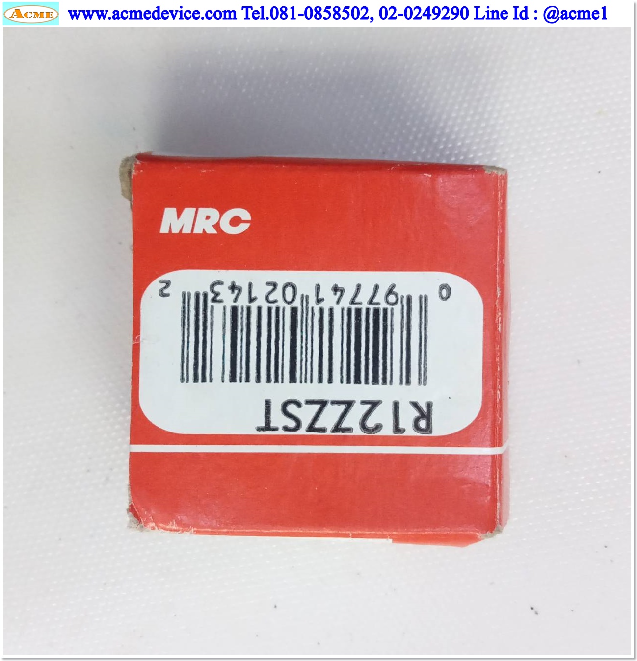Ball Bearing MRC รุ่น R12ZZST, ID 0.75", OD 1.625", หนา 0.4375"