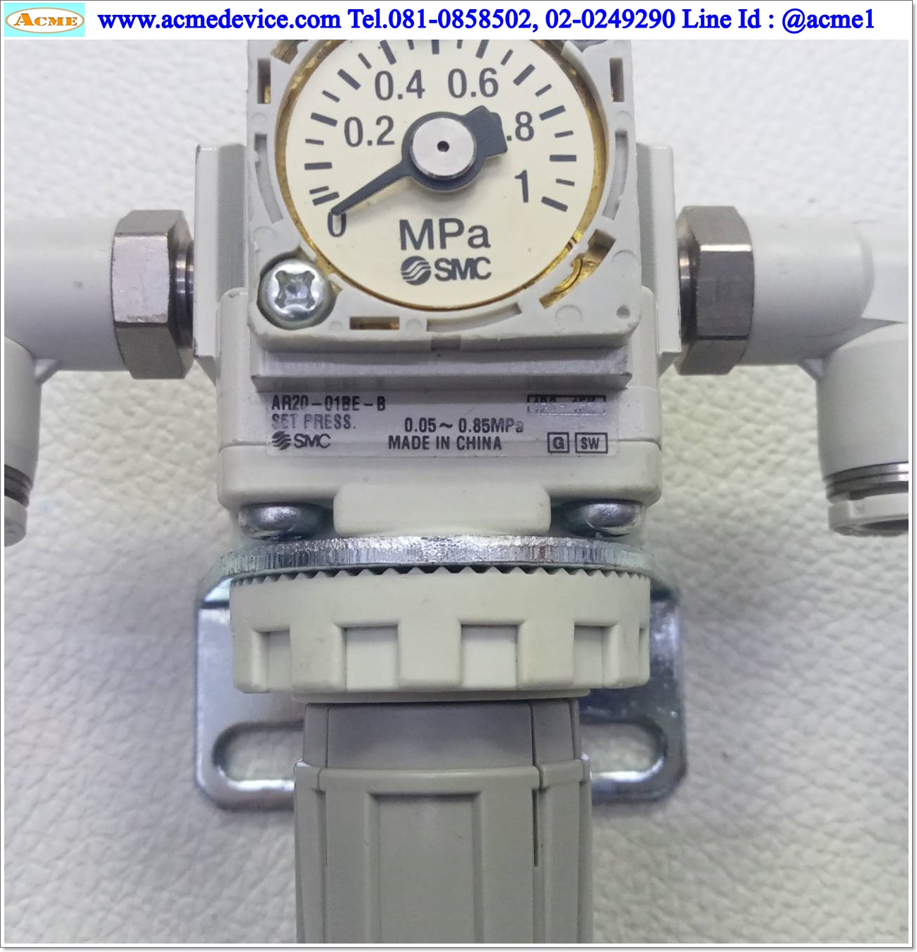 Regulator SMC รุ่น AR20-01BE-B, 0.05-0.85 MPa