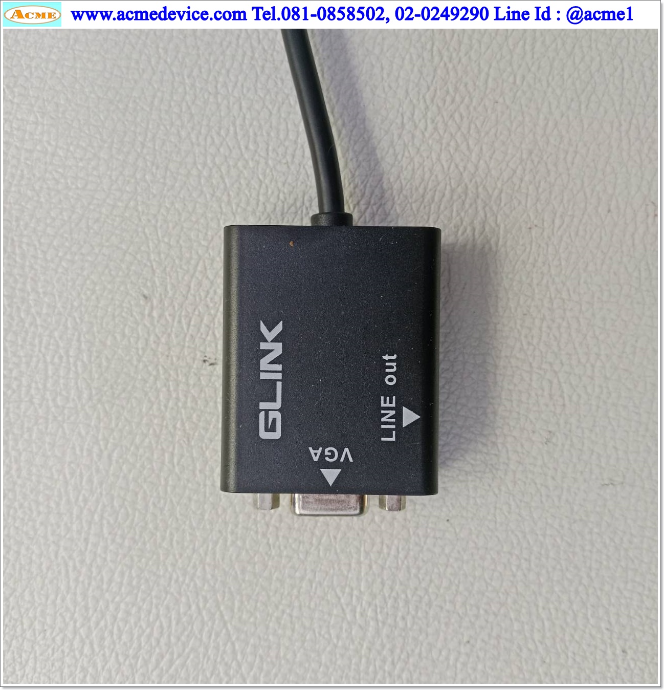 HDMI to VGA adapter Glink รุ่น GL-019 (ไม่มีช่องสัญญาณเสียง)