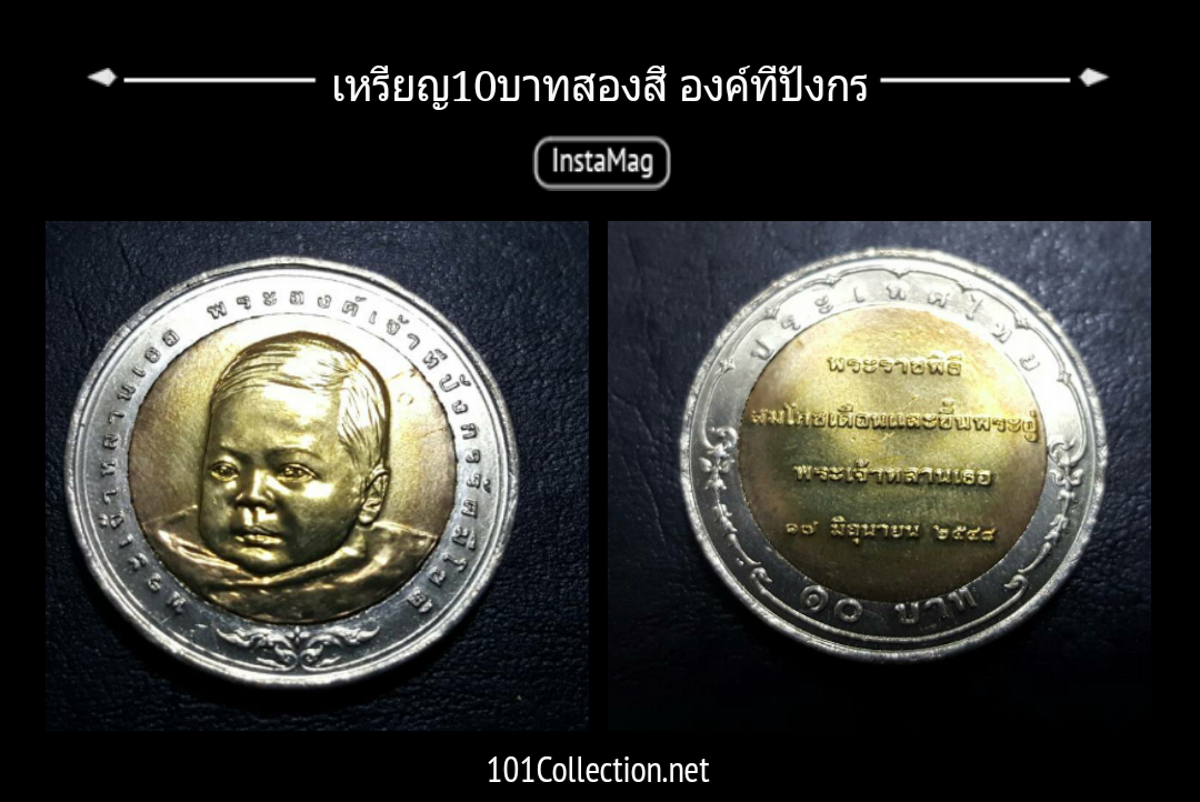 เหรียญ10บาทสองสี พระองค์ทีปังกรรัศมีโชติ ปี2549