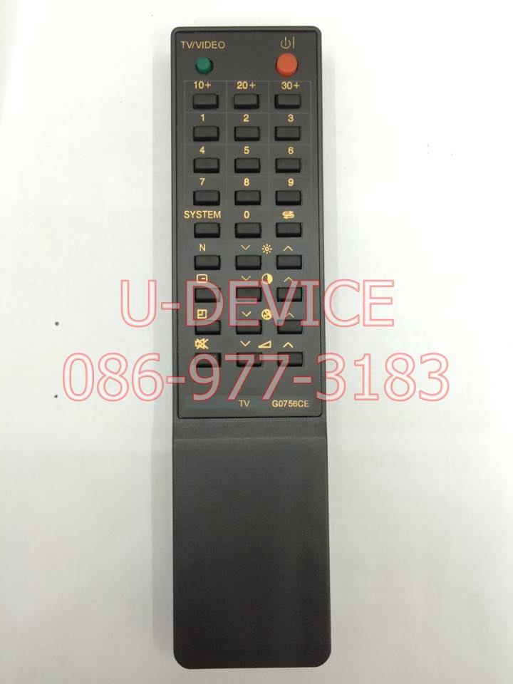 รีโมททีวี Sharp รุ่น756CE
