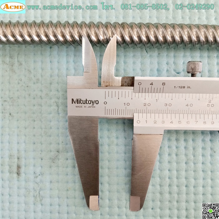 Ball Screw ขนาดเพลา 12 mm. x 500 mm., Stroke 365 mm., Pit 16 mm.