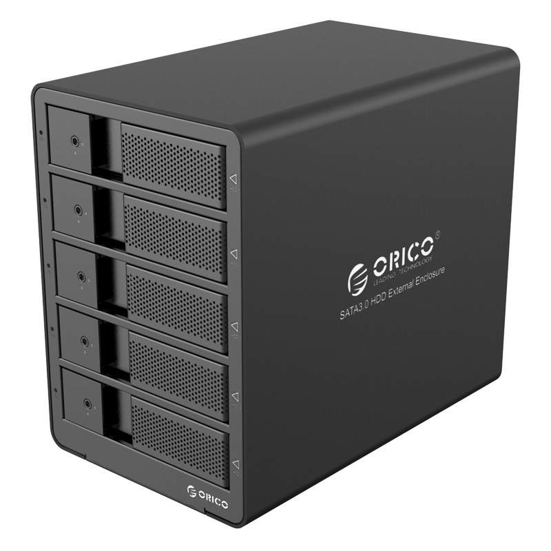 กล่องอ่านฮาร์ตดิสก์ Orico 3.5" 5 Bays USB 3.0 Enclosure รุ่น 9558U3 (PreOrder รอสินค้า 10-14วัน)