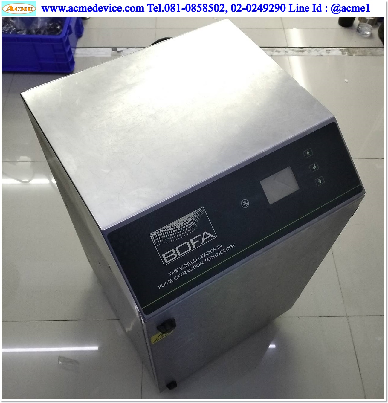 fume extractor BOFA รุ่น AD Oracle IQ, Airflow 223cfm/96mbar, 100-230V (เครื่องดูดและกรองควัน)