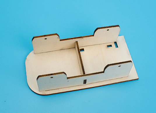 รถใบพัดโครงไม้