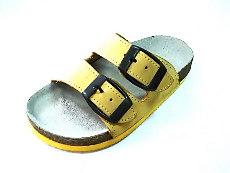 Cork sole leather sandal (kids)