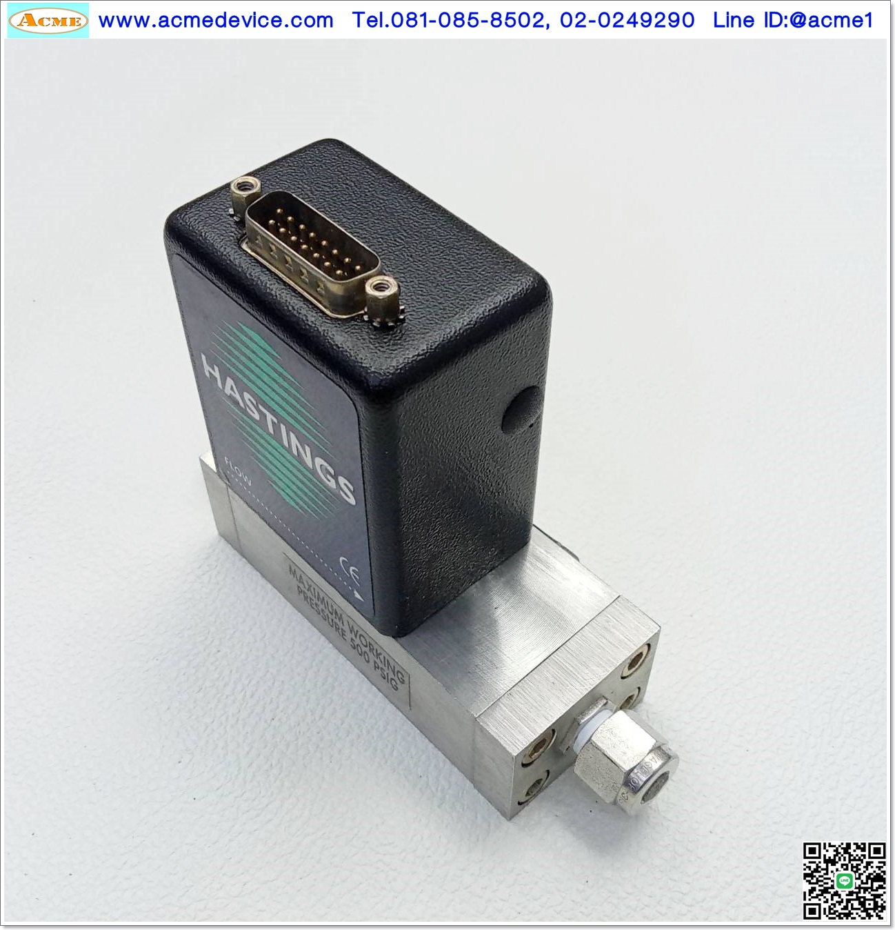 Flow Sensor Teledyne รุ่น HFM-300, 50 SCCM/AIR, Power input +- 15Vdc, Analog out 0-5V