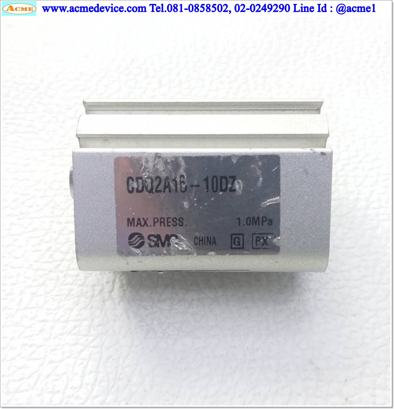 Air Cylinder SMC รุ่น CDQ2A16-10DZ, Bore 16 mm., Stroke 10 mm.