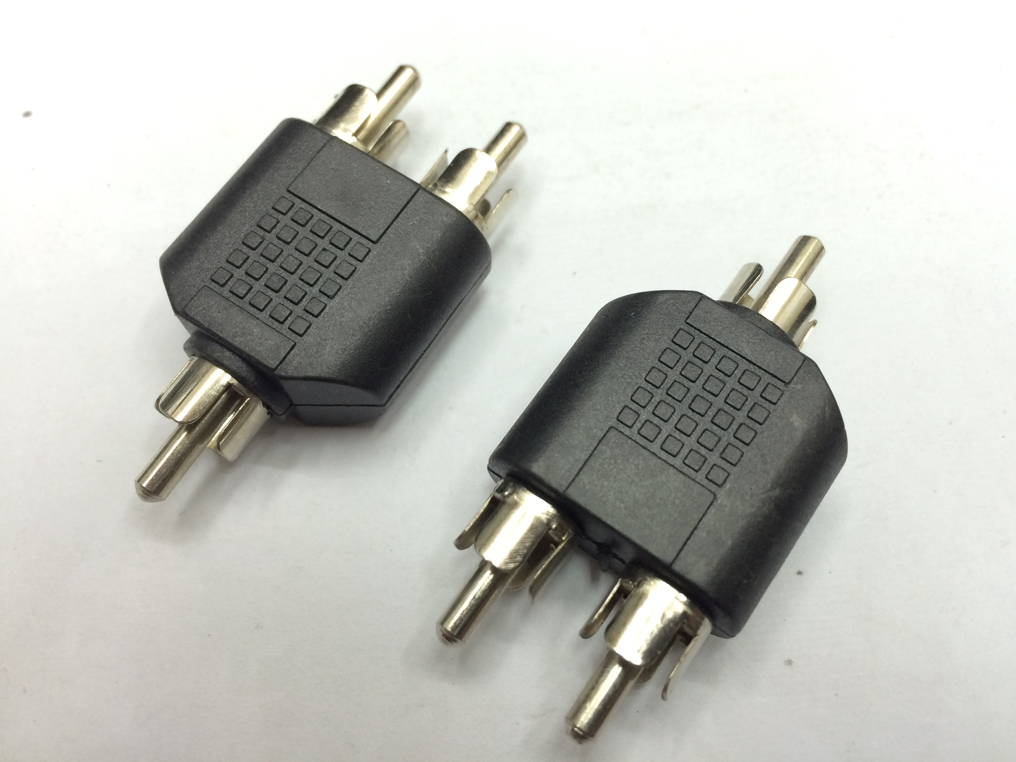 หัวแปลง RCA > RCA ตัวผู้ทั้ง2ด้าน เข้า1ออก2 (M>MM