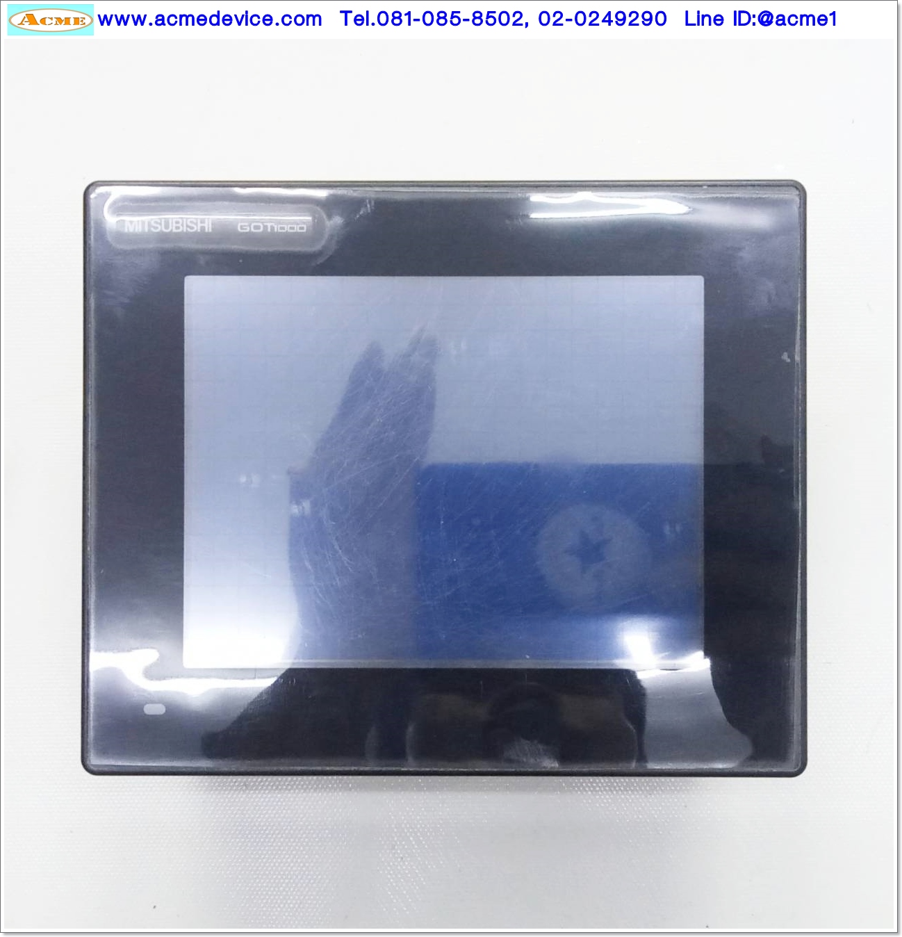 HMI Touch Screen Mitsubishi รุ่น GT1050-QBBD, 5.7", 24Vdc monochrome (white/blue)