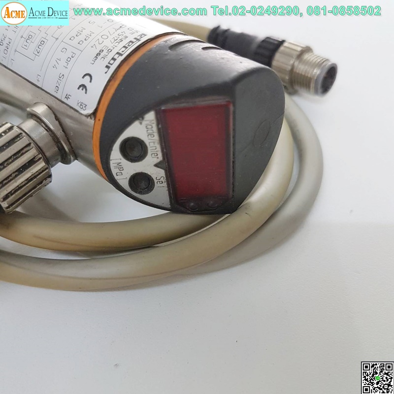 Pressure IFM รุ่น PY7024, 0 to +1MPa, PNP