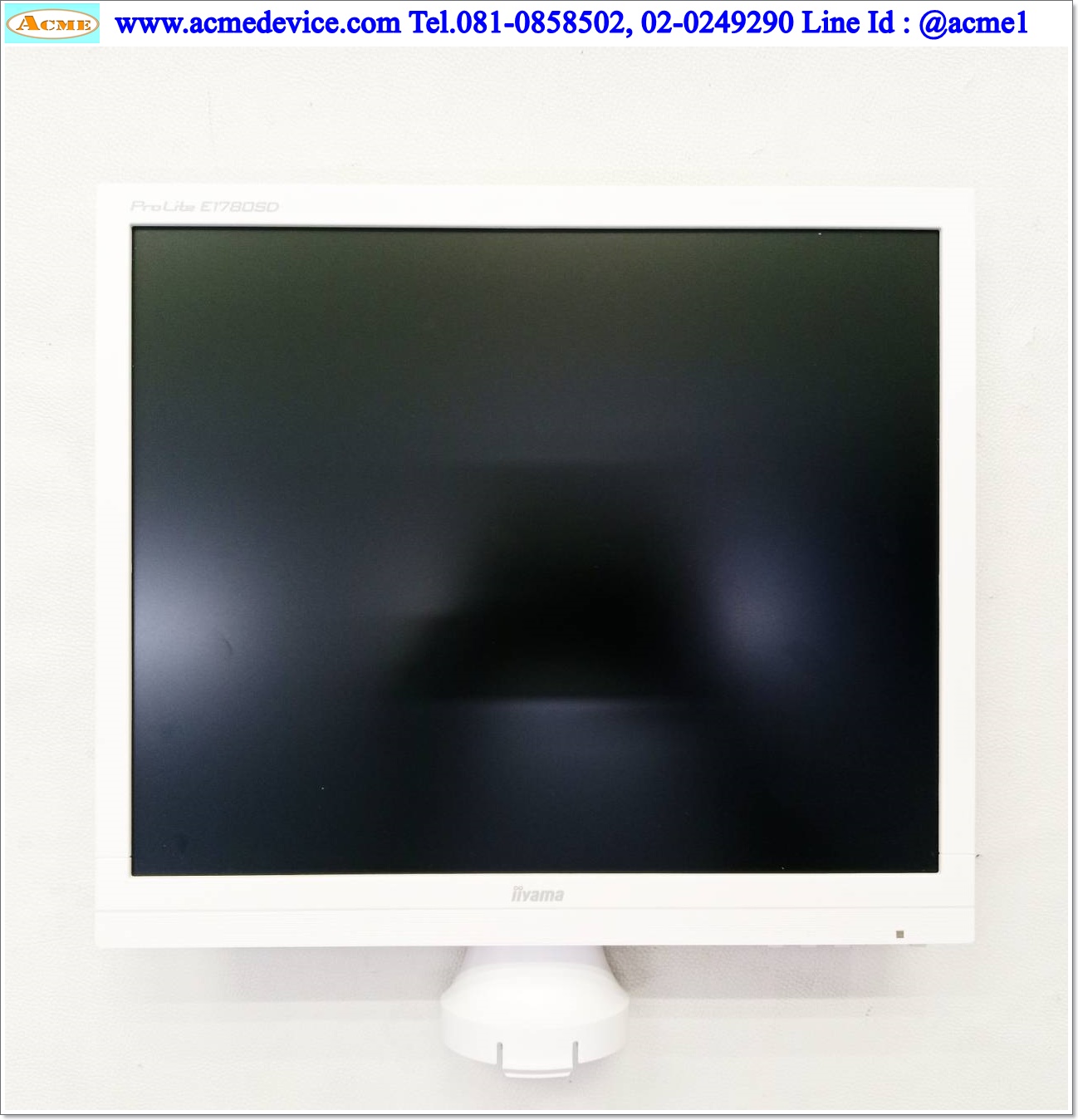 LCD Monitor Iiyama รุ่น Prolite E1780SD, 17", 100-240V, Interface DVI, VGA