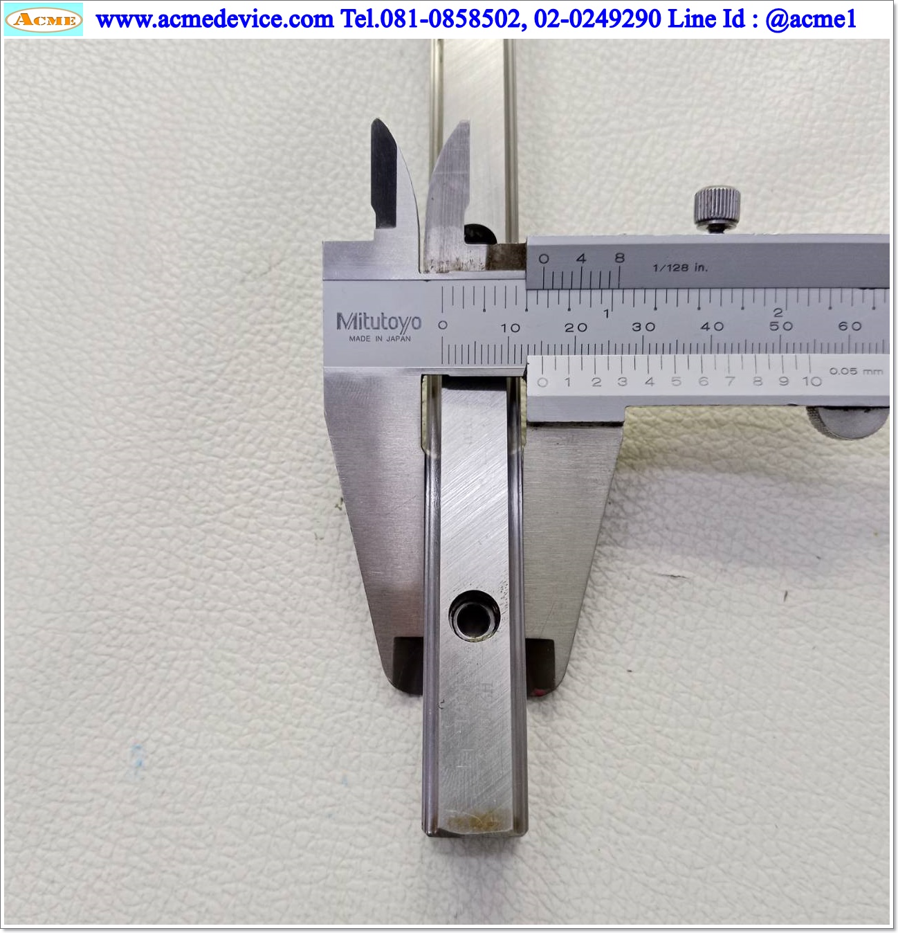 Linear Block and Rail Hiwin รุ่น HGL15, รางสไลด์ขนาด 15 x 840 mm.