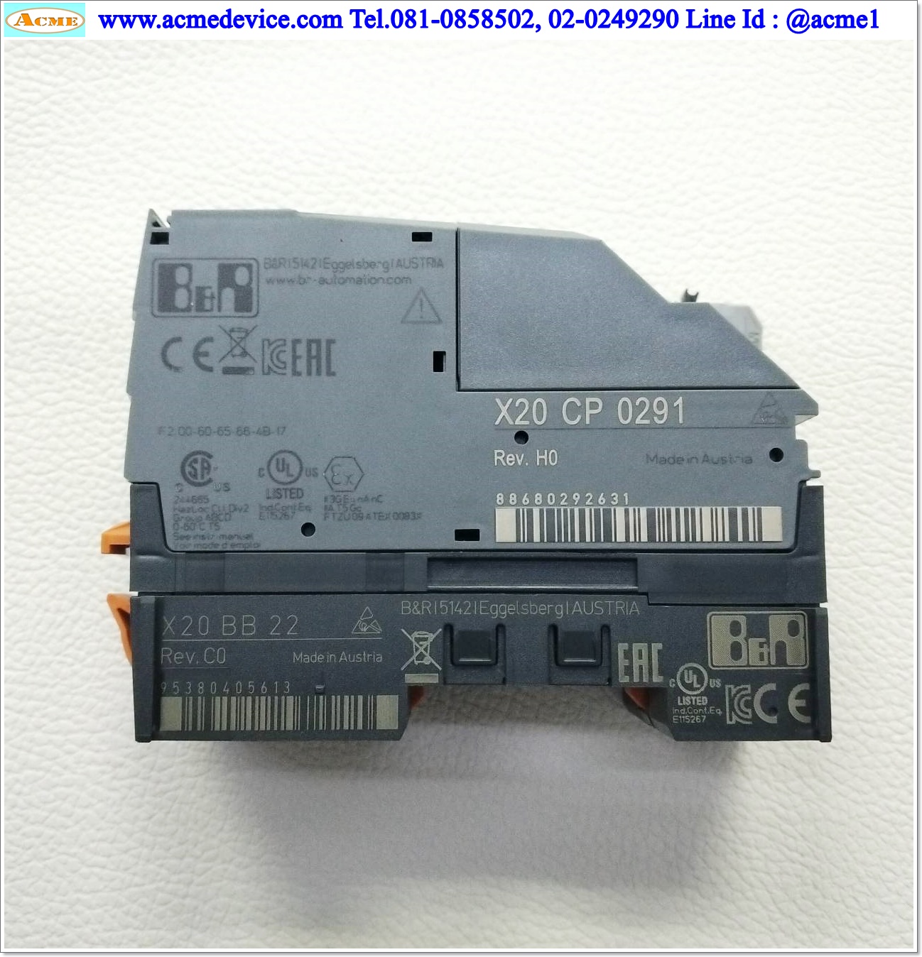 PLC B&R รุ่น X20CP0291, CPU Module