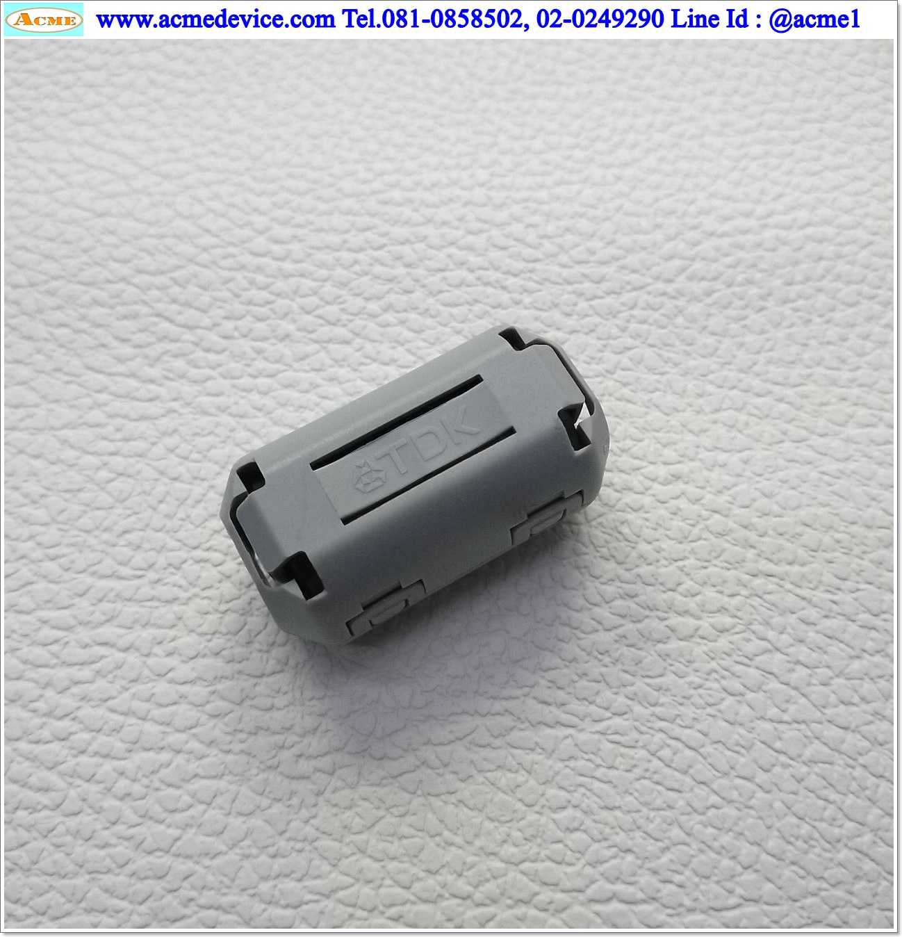 Ferrite Clamp, แกนเฟอร์ไรต์แบบรัดข้อ TDK รุ่น ZCAT2035-0930, Dia 8 mm., ขนาด 19 mm. x 35 mm.