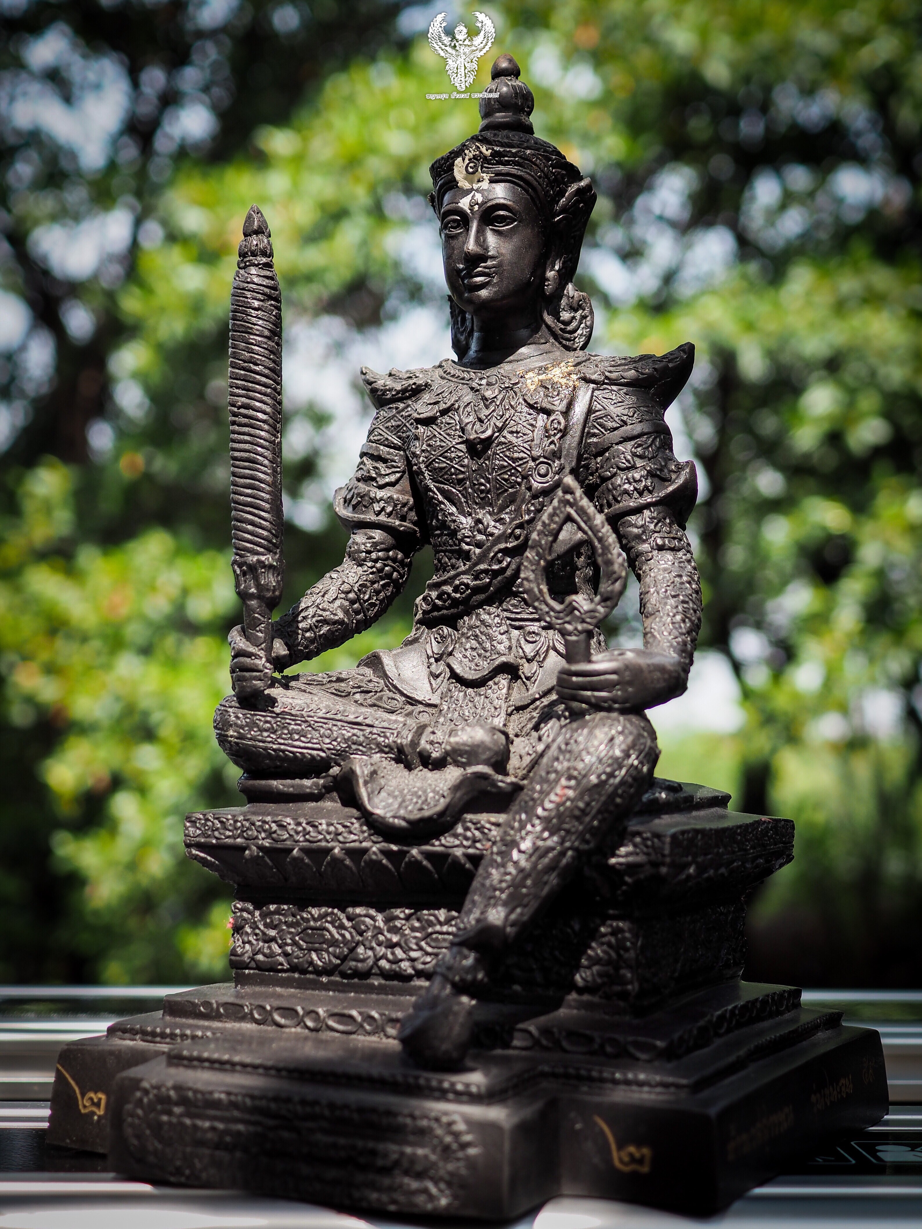 ท้าวเวสสุวรรณ หน้าเทพ เก็บทรัพย์ ขนาดบูชา รุ่น ชนะจน วัดดงละคร จ.นครนายก