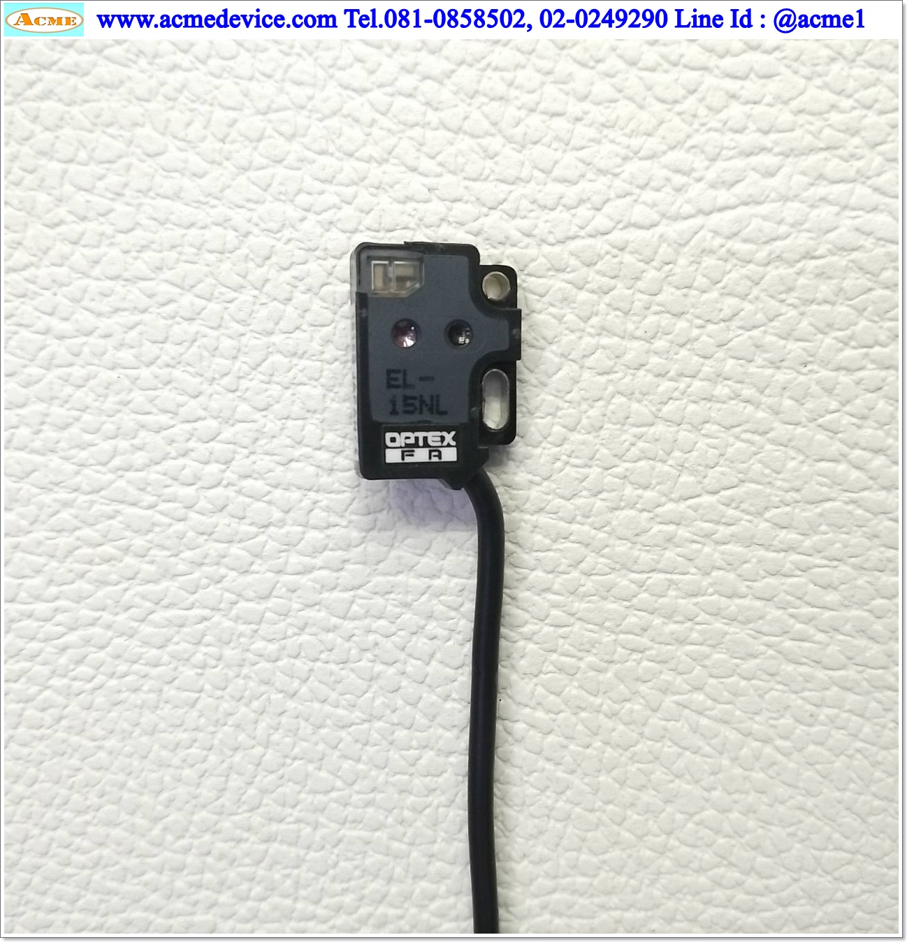 Photoelectric Optex รุ่น EL-15NL, ระยะ 2 to 15 mm., NPN, Light-ON (รับส่งในตัว)
