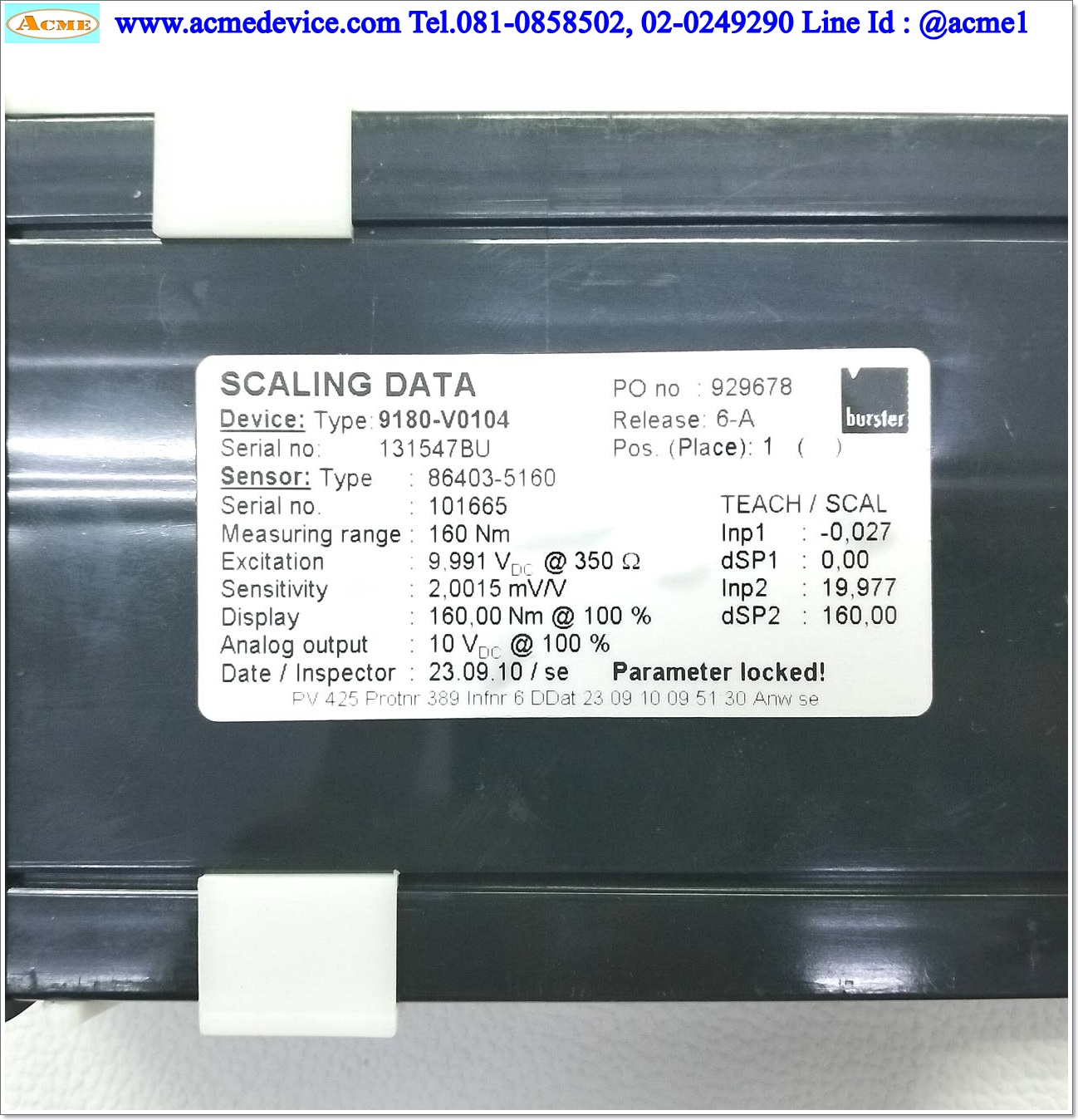 Digital Display for Strain Bursterl รุ่น 9180-V0104, RS232 or RS485, Sersor Type 86403-5160