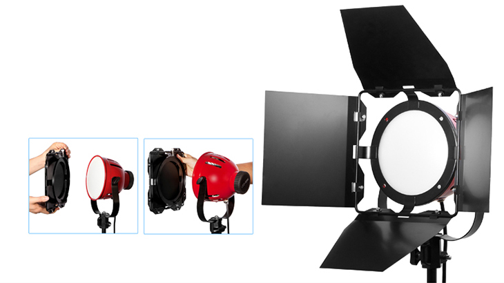 โคมไฟถ่ายภาพ Selens LED 65W RED HEAD ปรับเพิ่มลดแสงได้ แสงสีขาว (ไม่รวมขาตั้ง)