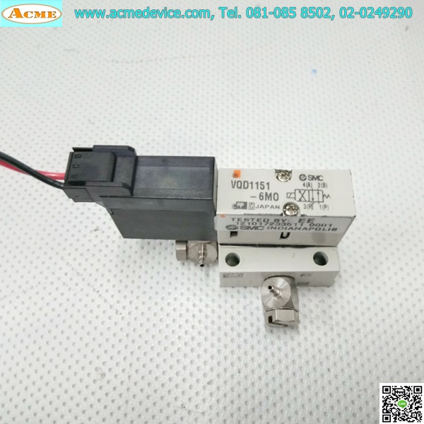Solenoid Valve SMC รุ่น VQD1151-6M0, 12V