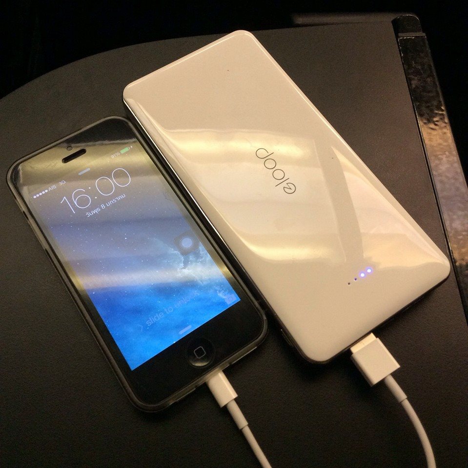 แบตสำรอง Powerbank eloop E13 13,000 mAh สีขาว แท้100% ราคาถูก