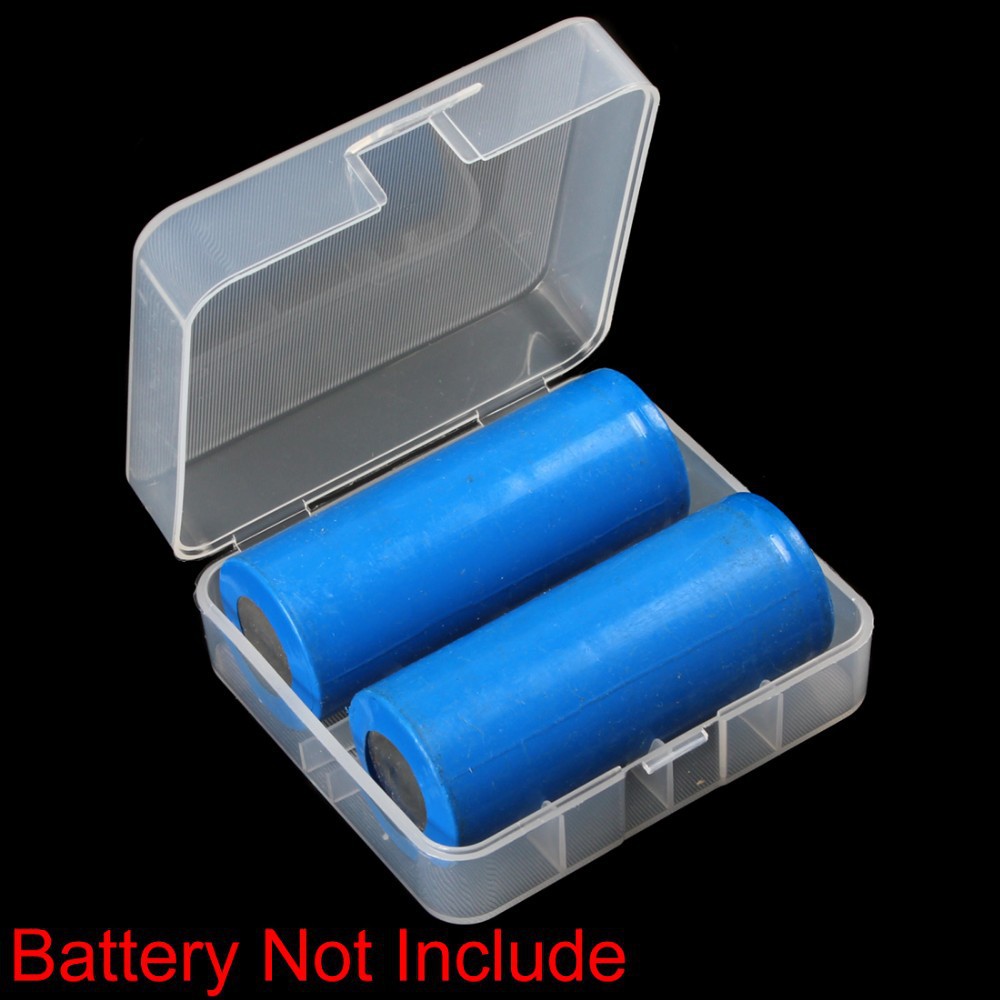 กล่องใส่แบตเตอรี่ เบอร์ 26650 แบบใส (26650 Battery Storage Box Case)