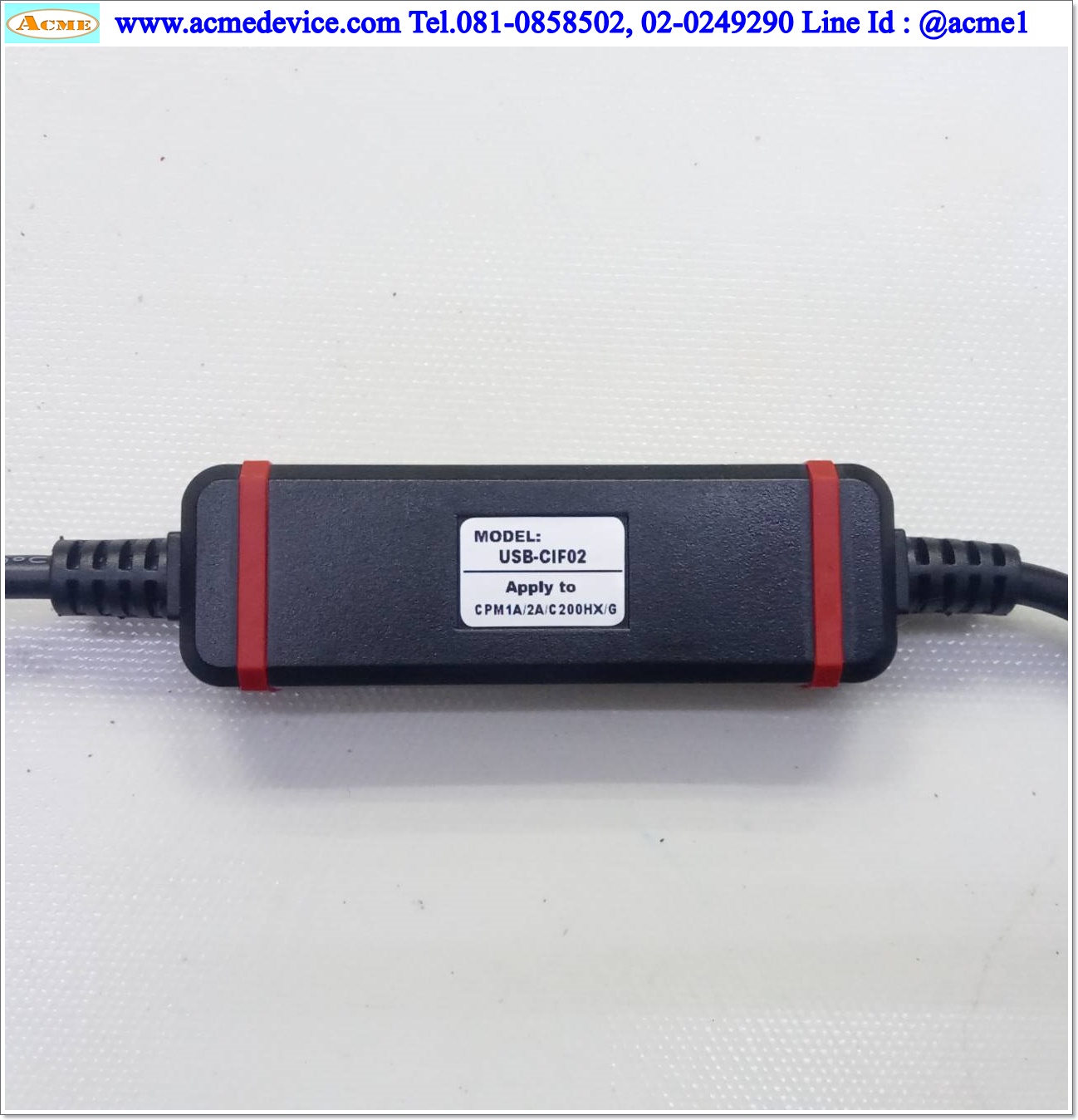 Download cable สายโหลด รุ่น USB-CIF02, ใช้กับ PLC Omron รุ่น CPM1A, CPM2A, CQM1, C200HE, C200HX, C200HG (FTDI)