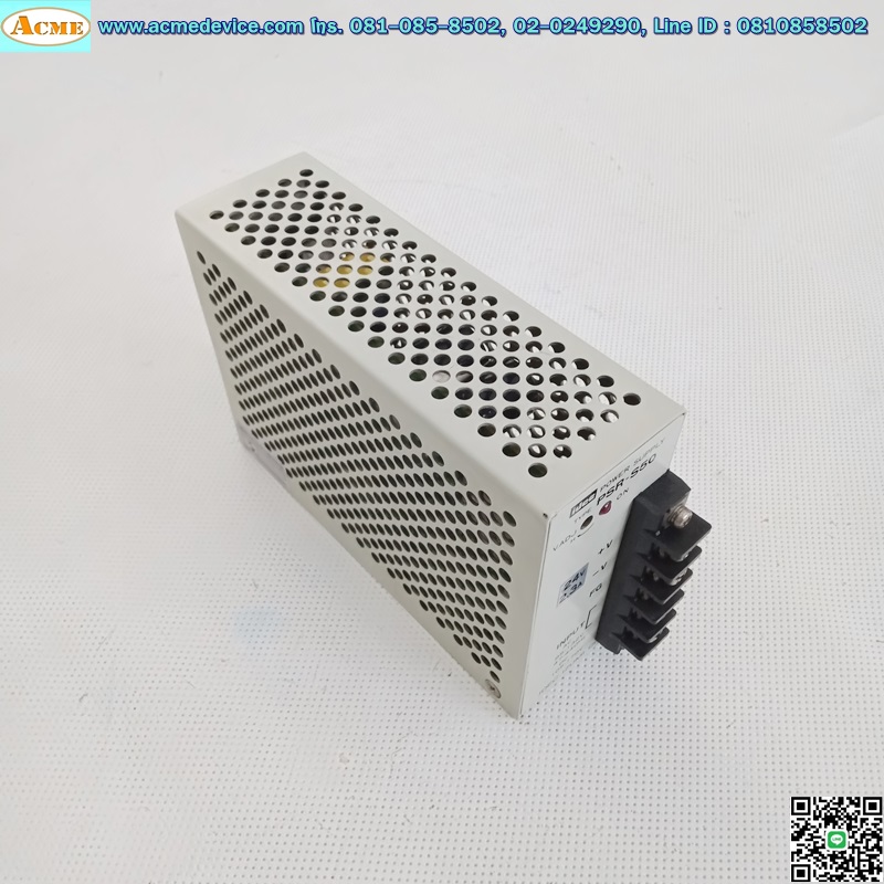 Power Supply IDEC IZUMI รุ่น PSR-S50, Output 24V, 2.3A, 50W, Power Input 100Vac