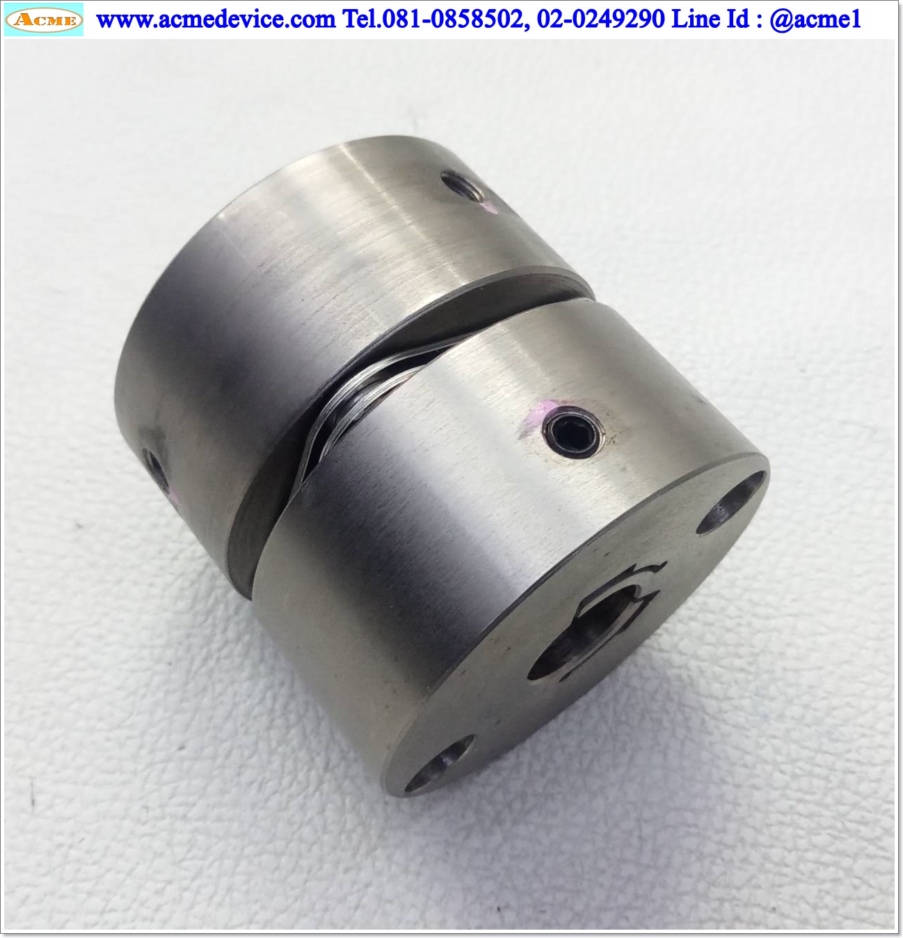 Coupling ขนาด ID 15/16mm., OD 56 mm., L 55 mm.
