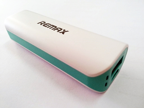 PowerBank REMAX แท้ 2600mAh สีเขียววินเทจ