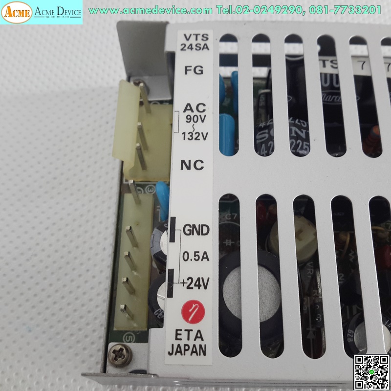 Power Supply ETA รุ่น VTS24SA, Output 24V, 0.5A, 12W, Power Input 100Vac