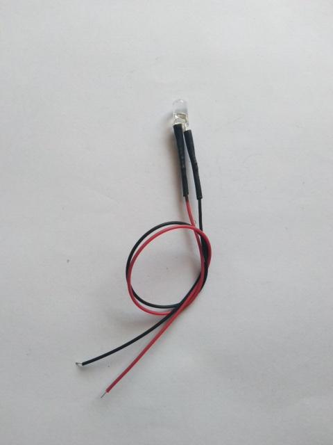 หลอด LED 5 ม.ม.แสงสีขาว