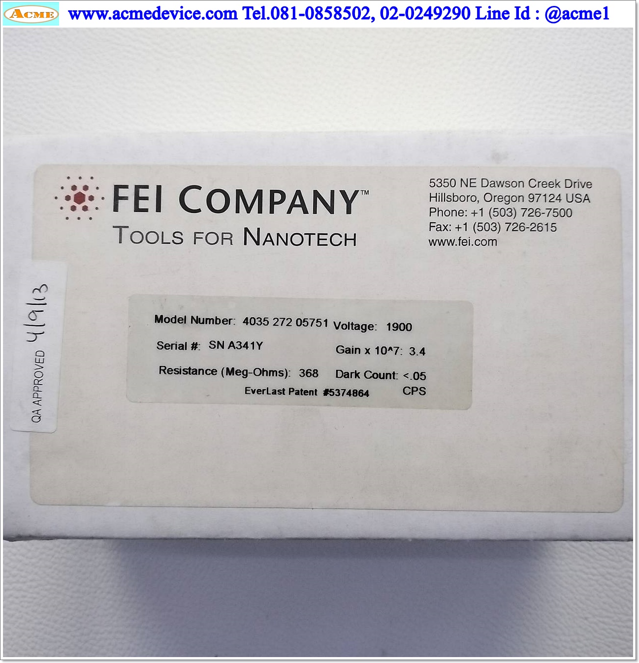 CDEM for FEI FIB-SEM Systems รุ่น 4035 272 05751