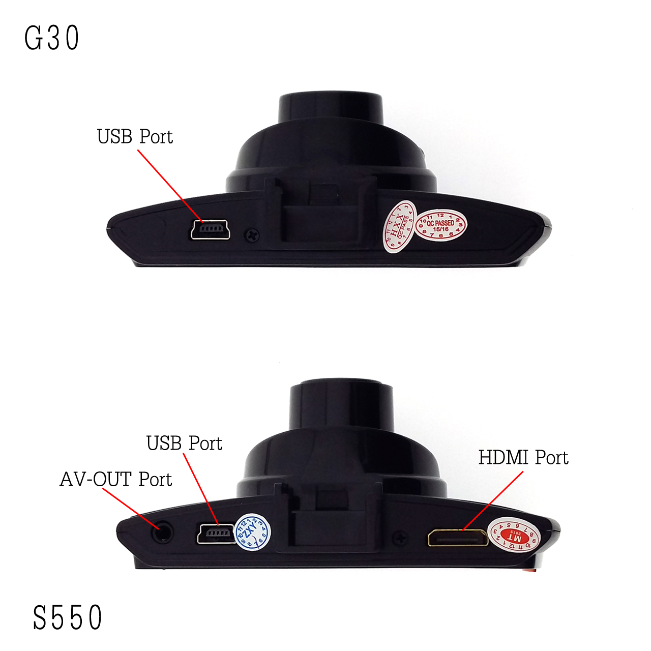 กล้องติดรถยนต์ Full-HD 1920P S550 แท้ 2.7นิ้ว สีดำ