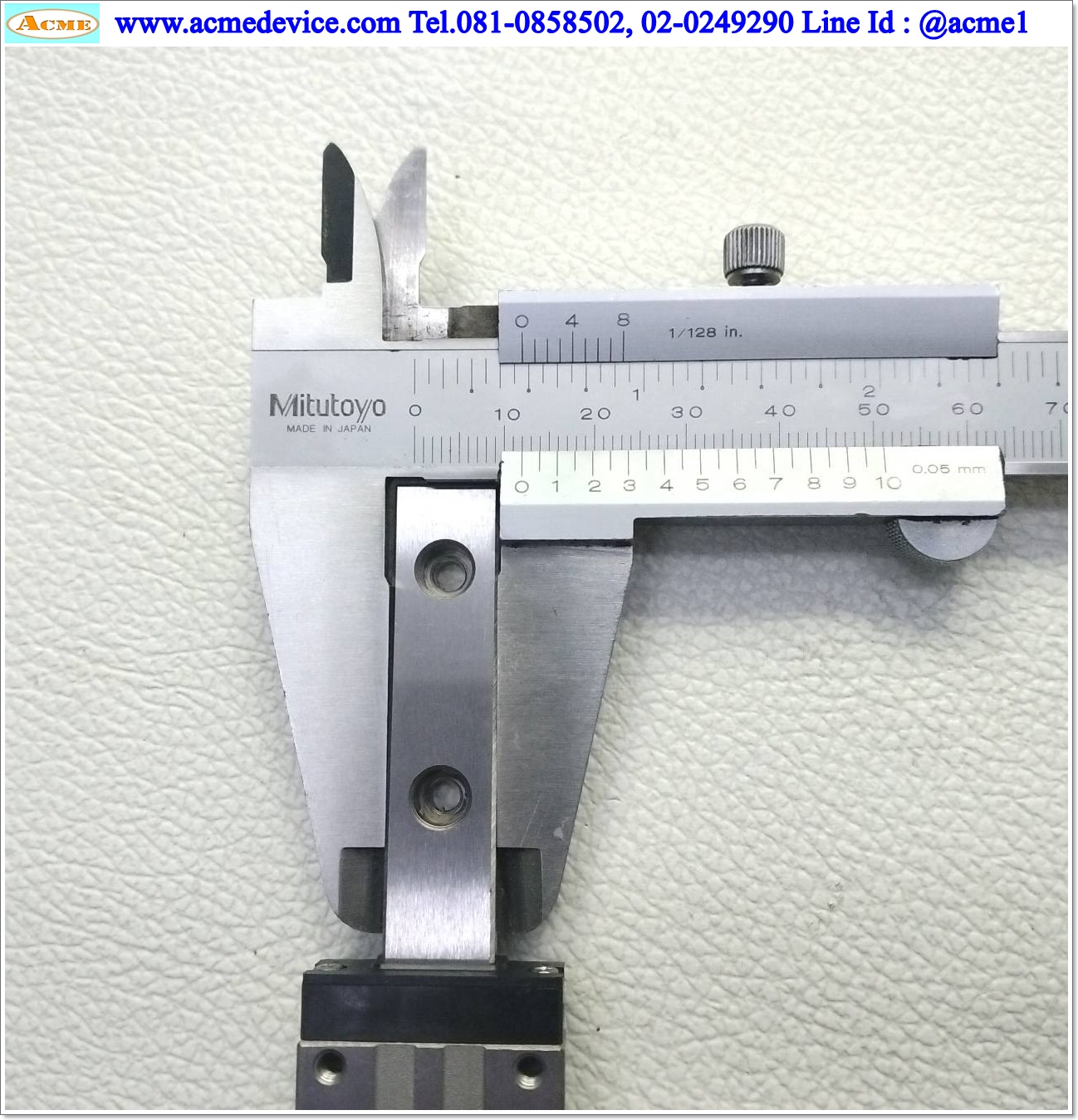 Linear Block and Rail Misumi รุ่น SSEB13, รางสไลด์ขนาด 12 mm x 170 mm. (2 Block)