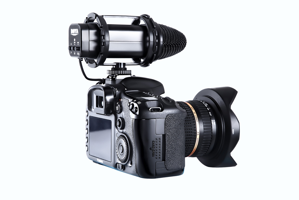 ไมโครโฟนคอนเดนเซอร์ BOYA BY-V02 Stereo condenser microphone