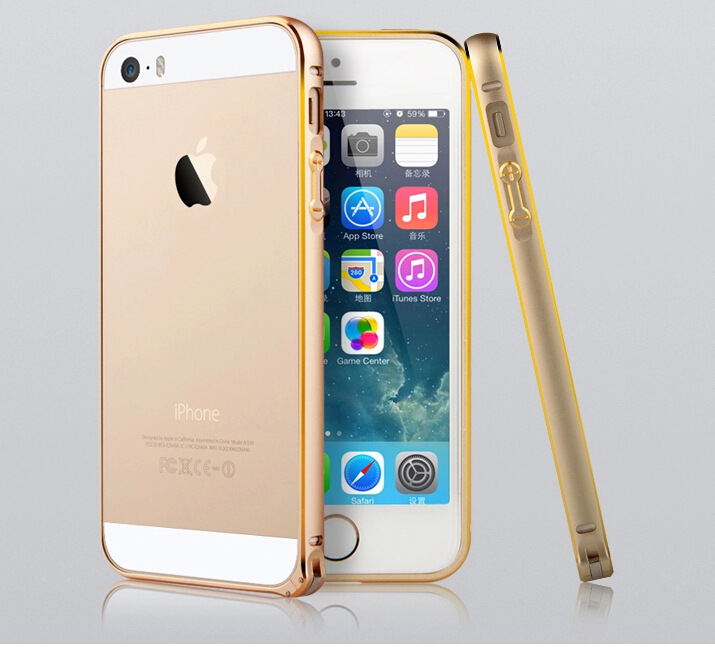 เคส iPhone5/5s บัมเปอร์อลูมิเนียมแท้ (สีทอง)