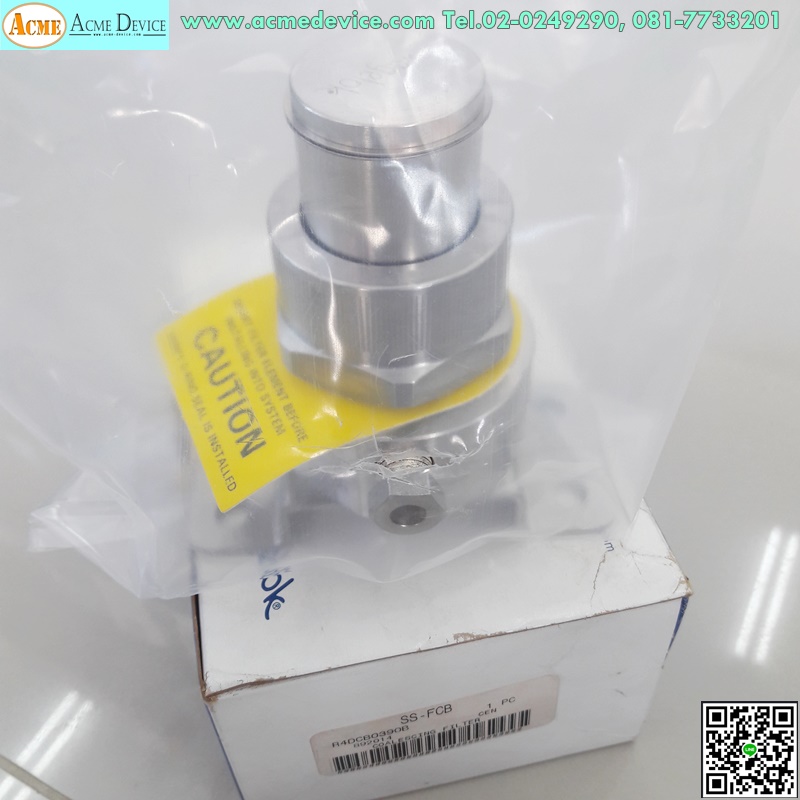 Swagelok รุ่น SS-FCB, Stainless Steel Coalescing Particle Filter, 1/4 in. Female Swagelok Tube Fitting