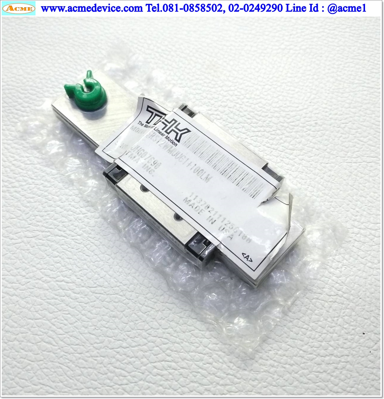 Linear Block and Rail THK รุ่น SRS12WMUUC1+100LM, รางสไลด์ขนาด 12 mm. x 100 mm.