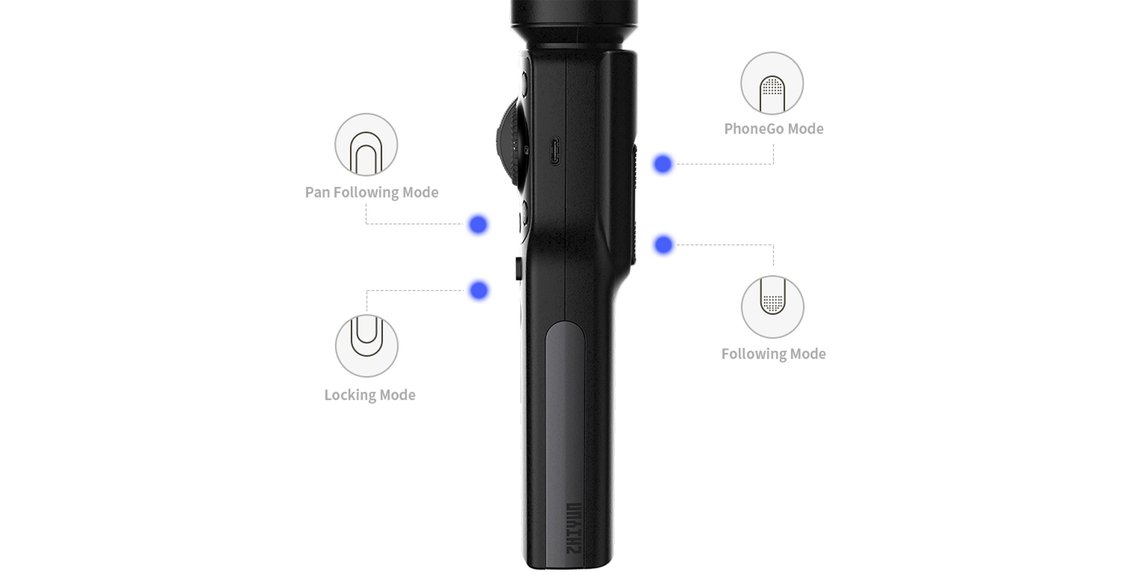 ไม้กันสั่นสำหรับมือถือ Zhiyun Smooth 4 3-Axis Handheld Gimbal Stabilizer