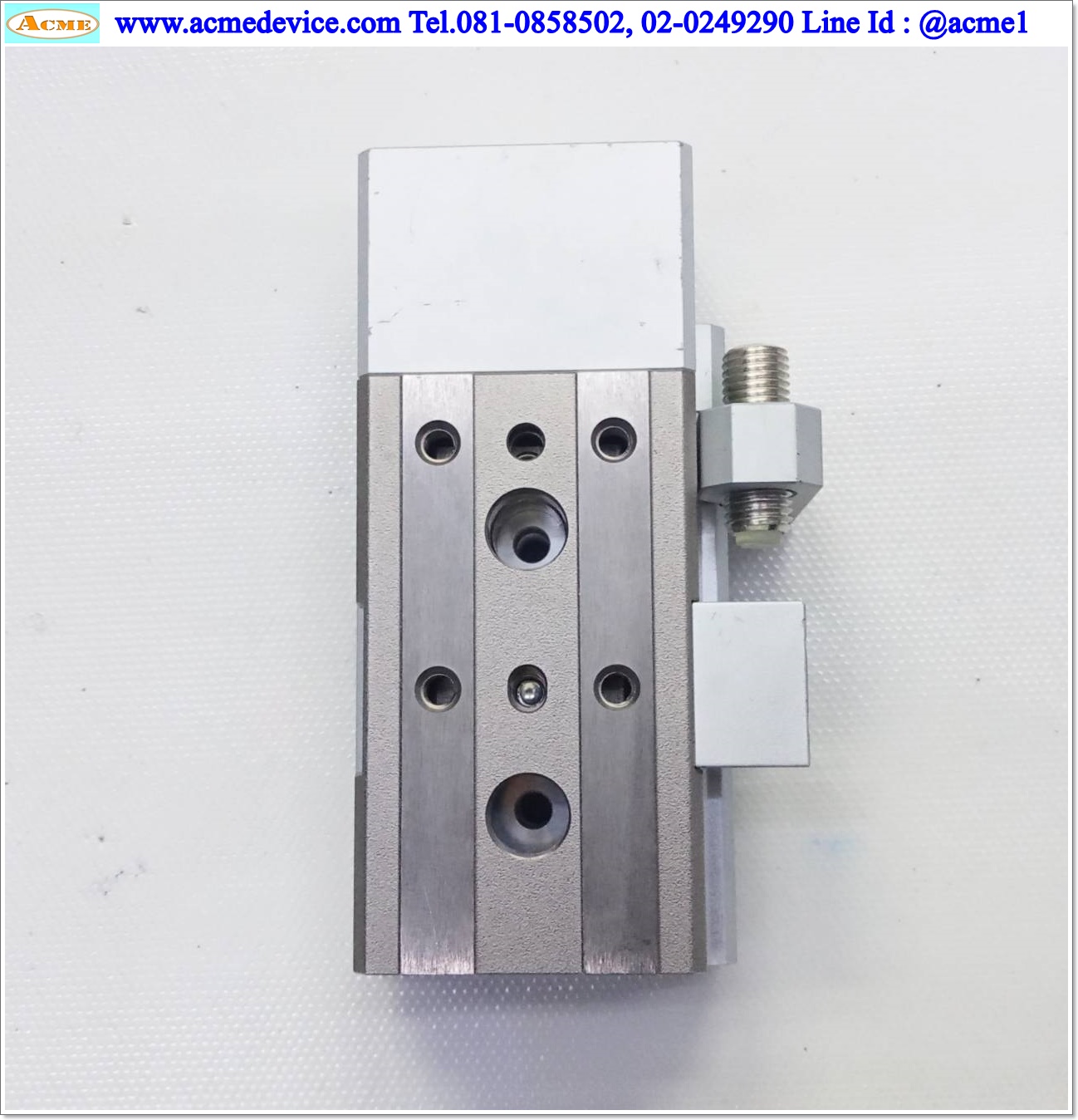 Guided Cylinder SMC รุ่น 13-MXQ12-10AS, Bore 12 mm., Stroke 10 mm.
