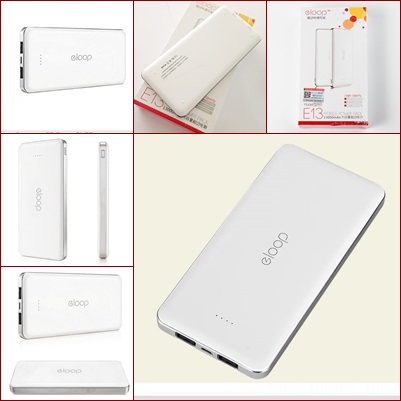 แบตสำรอง Powerbank eloop E13 13,000 mAh สีขาว แท้100% ราคาถูก