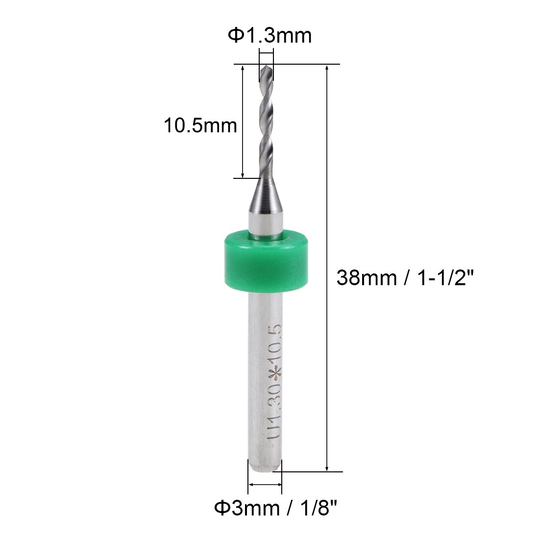 ดอกเจาะ แผ่นพ๊ซ๊บ๊ แผ่นพรื้น PCB Drill 1.3 mm