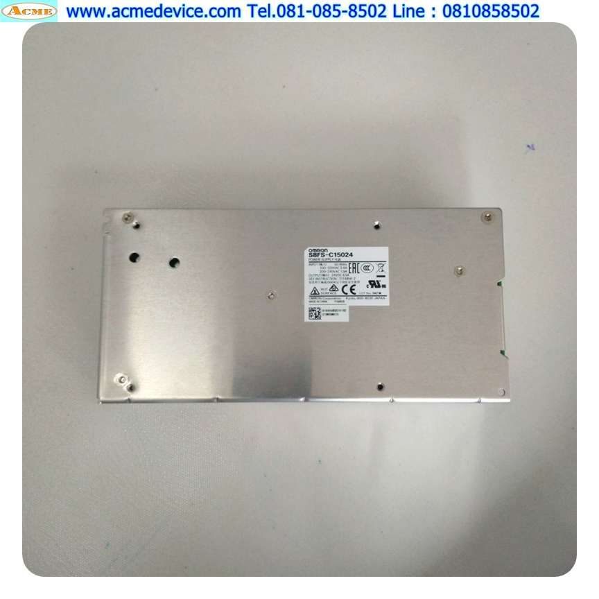 Power Supply Omron รุ่น S8FS-C15024, Output 24V, 6.5A, 150w