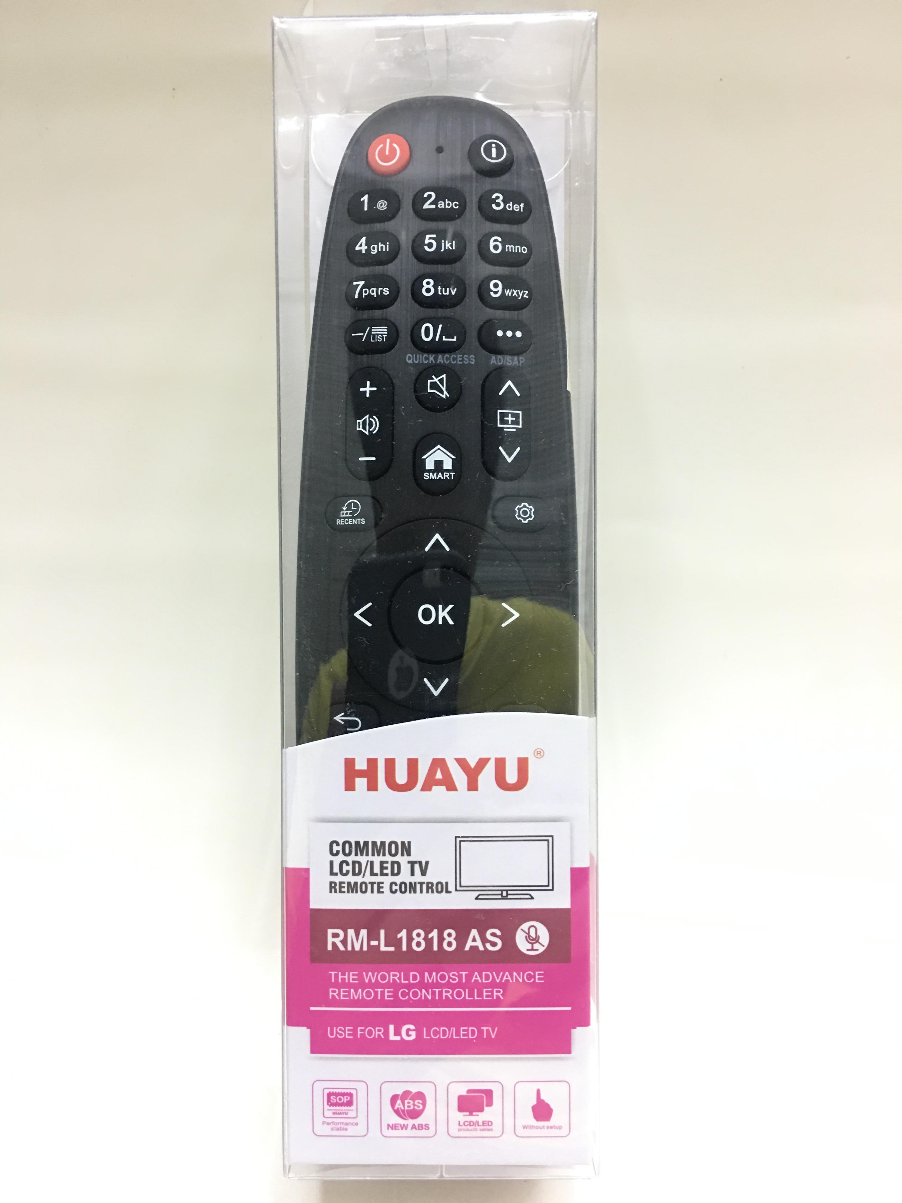 รีโมททีวีLG [ใช้กับสมาร์ททีวีLGได้ทุกรุ่น] รุ่น L1818 (มีปุ่มNetflix/Disney/Prime)