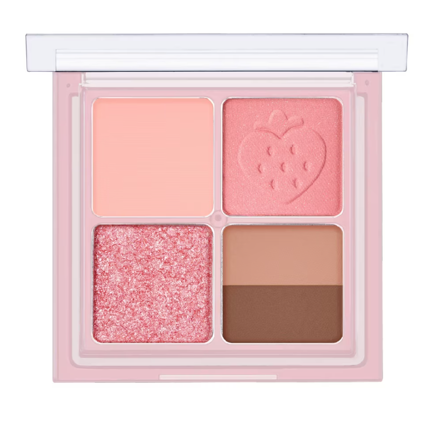 พาเลทอายแชโดว์เพริเพร่า Peripera Ink Pocket Shadow Palette # 07 Spring Strawberries