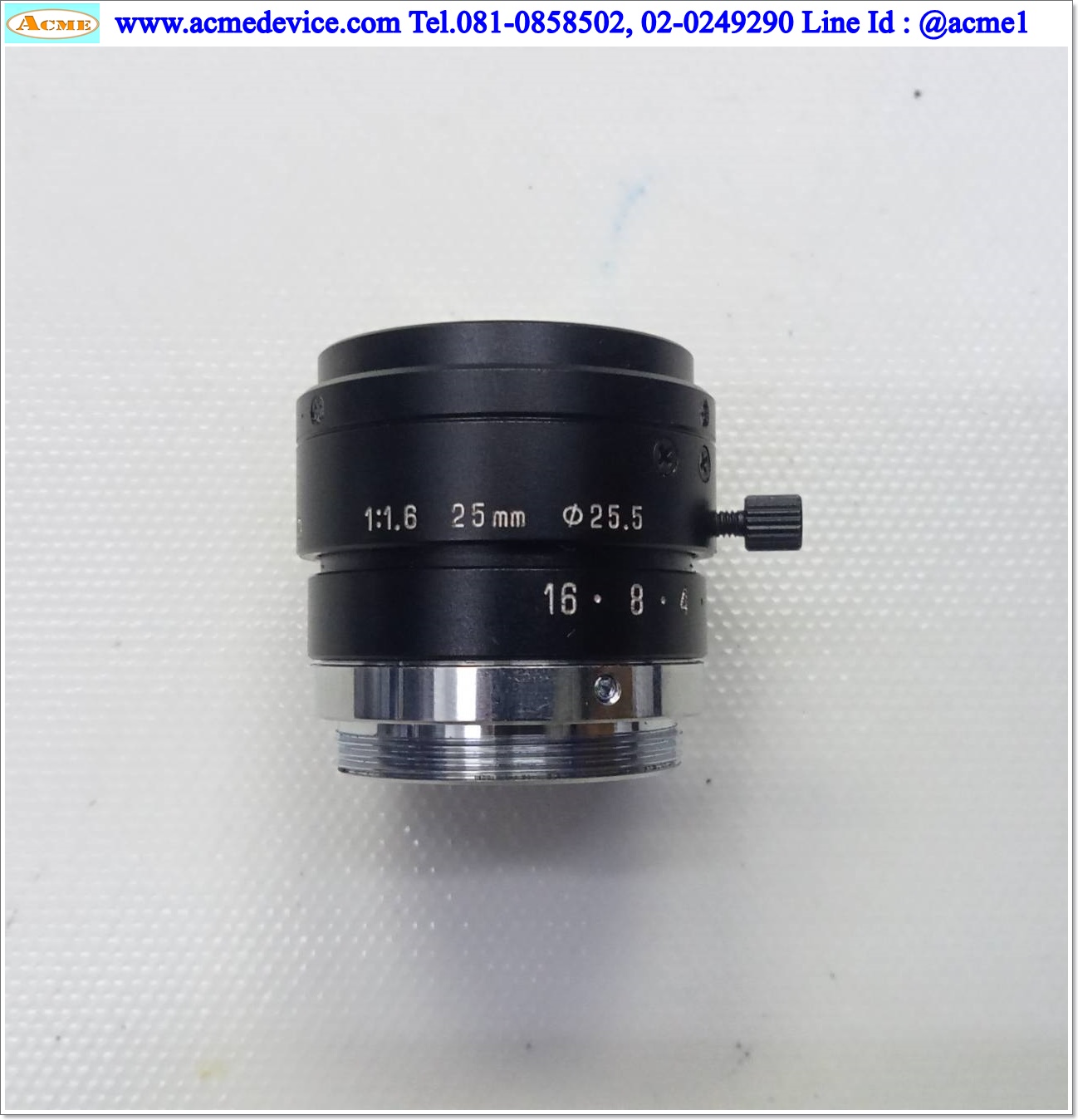 Lens Tamron รุ่น M1118FM25, ขนาด 25mm., 1:1.6