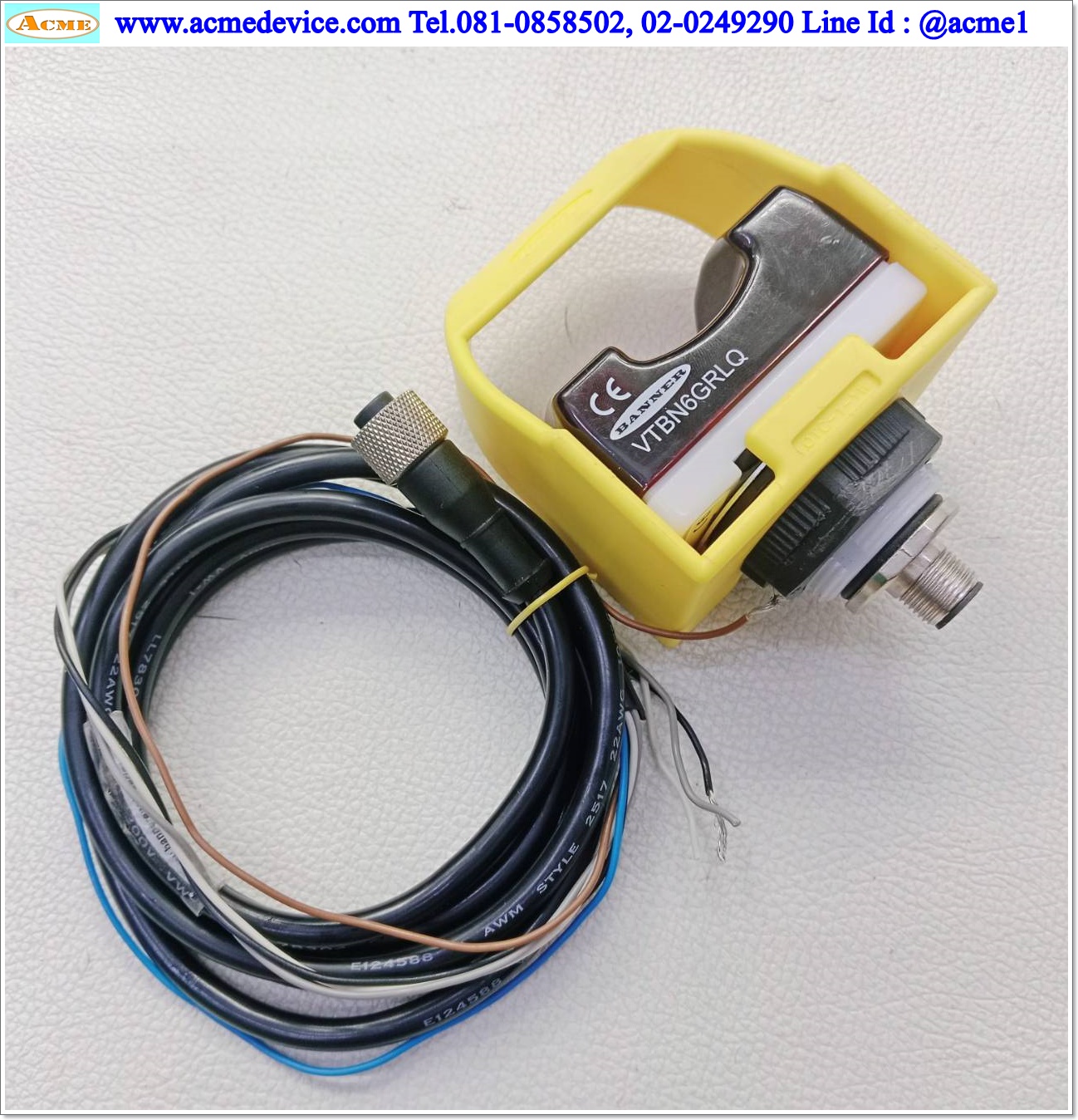 Photoelectric Banner รุ่น VTBN6GRLQ, 12-30Vdc, NPN